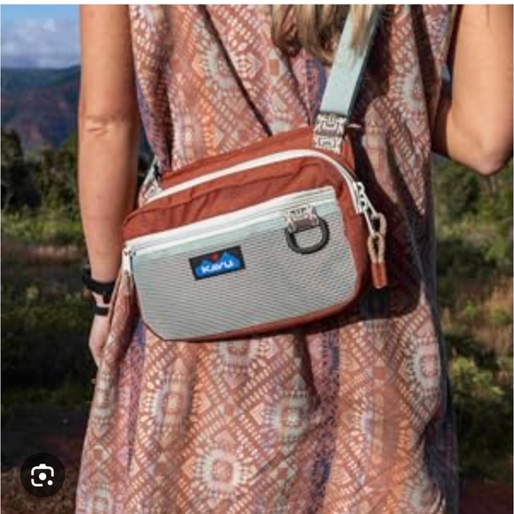 KAVU Crossbody Bag with Blue Strap, Delray - Picture 12 of 13